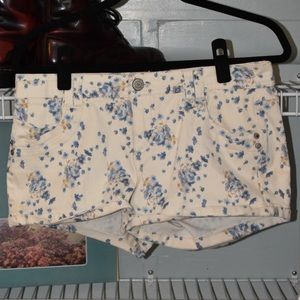 Mossimo Supply Co. floral print jean shorts